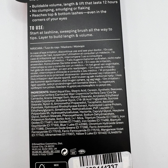 SMASHBOX Super Fan Lash Lengthening Mascara - new in the box - Picture 4 of 5
